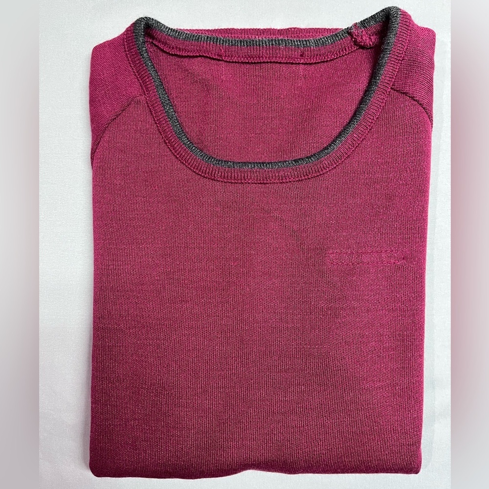 Women's Acrylic Knit Shirt Red NWOT - Picture 2 of 5